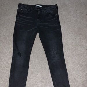 Pacsun ripped black skinny jeans